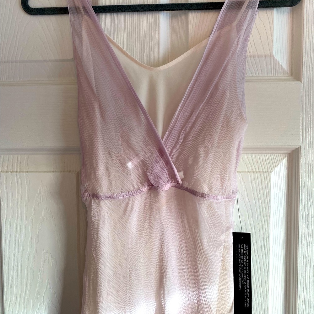 Lilac purple maxi dress
